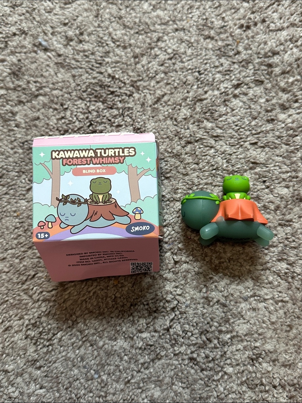 Kawawa Turtles Forest Whimsy Figure - Stumpy Sprout Kawawa Turtle